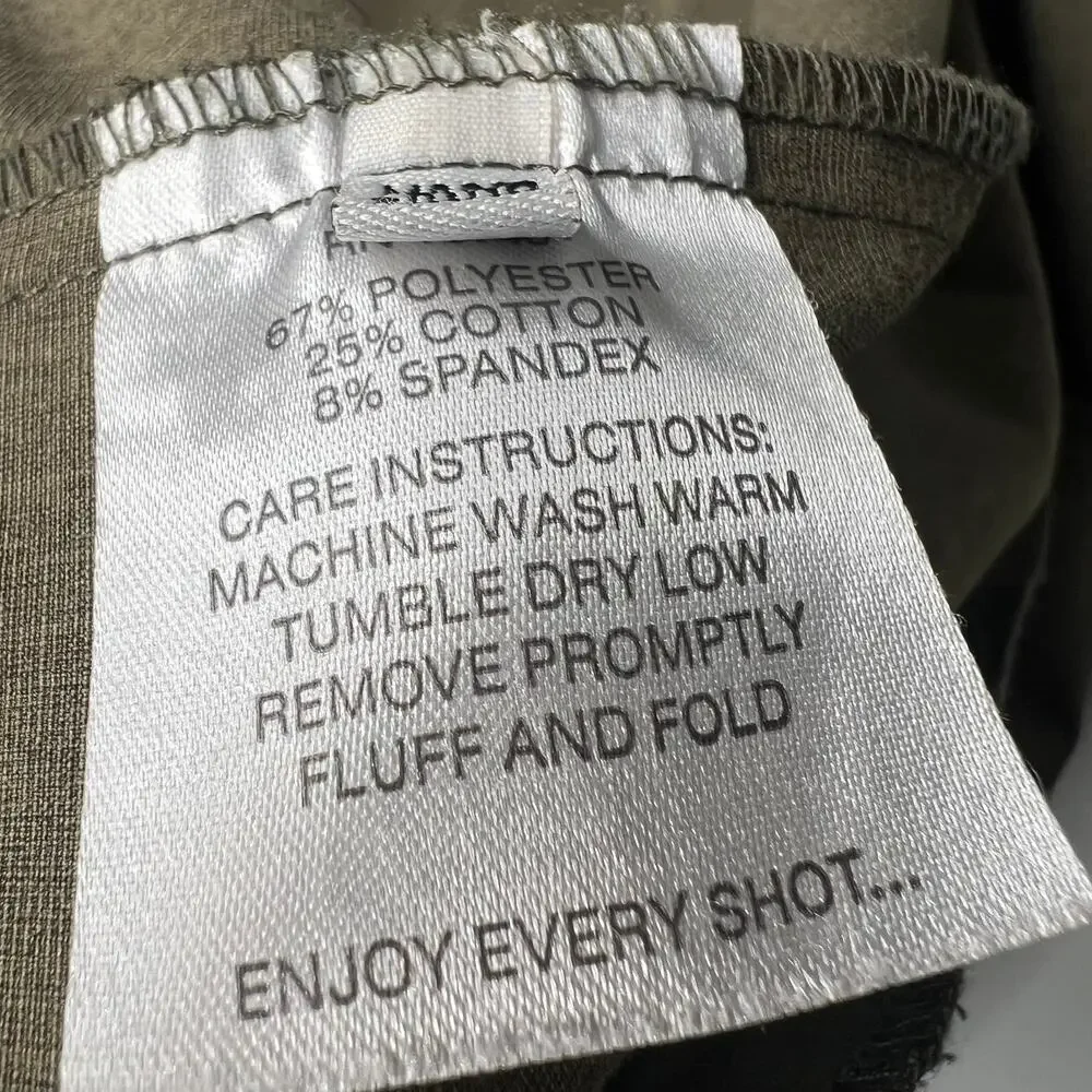 Linksoul Olive Zip Windbreaker Jacket Size XL